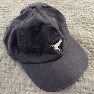 Birddogs Free The Bird Dad Hat Navy Blue White Adjustable Baseball Cap Cotton